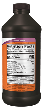 Sunflower Lecithin, Non-GMO, Liquid, Oil & Vinegar - Country Life Natural Foods