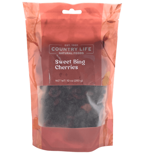 Cherries, Bing, Sweet, Dried Fruit - Country Life Natural Foods