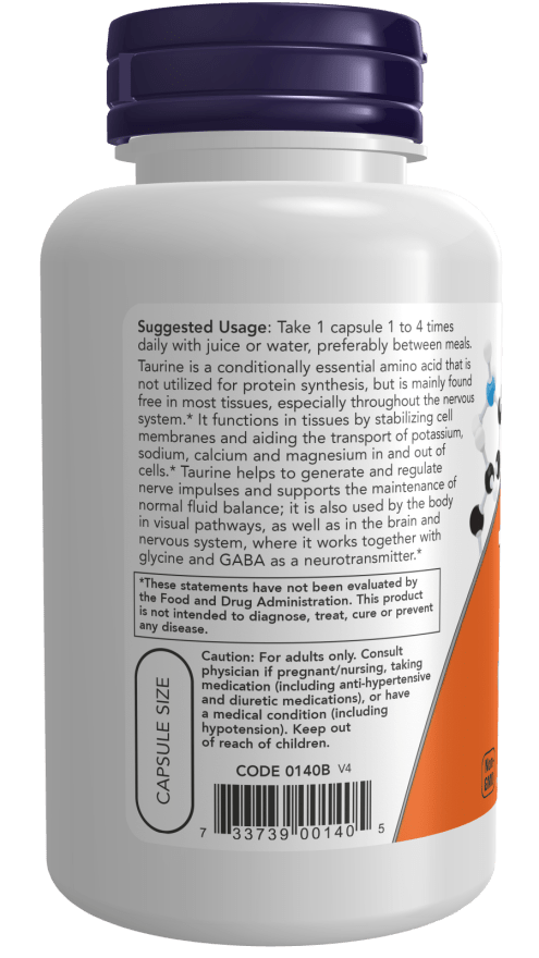 
                  
                    Taurine 500mg - Country Life Natural Foods
                  
                