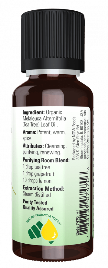 Tea Tree Essential Oil, Organic - Country Life Natural Foods