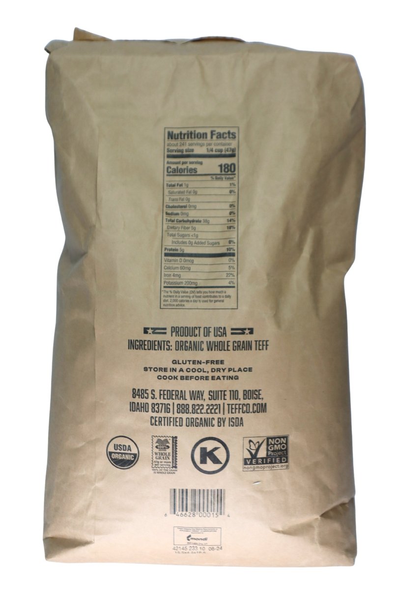 Teff Grain, Organic - Country Life Natural Foods