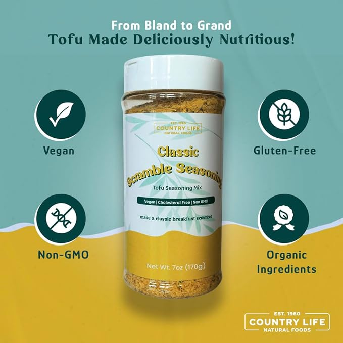 Tofu Scramble Seasoning, Classic - Country Life Natural Foods