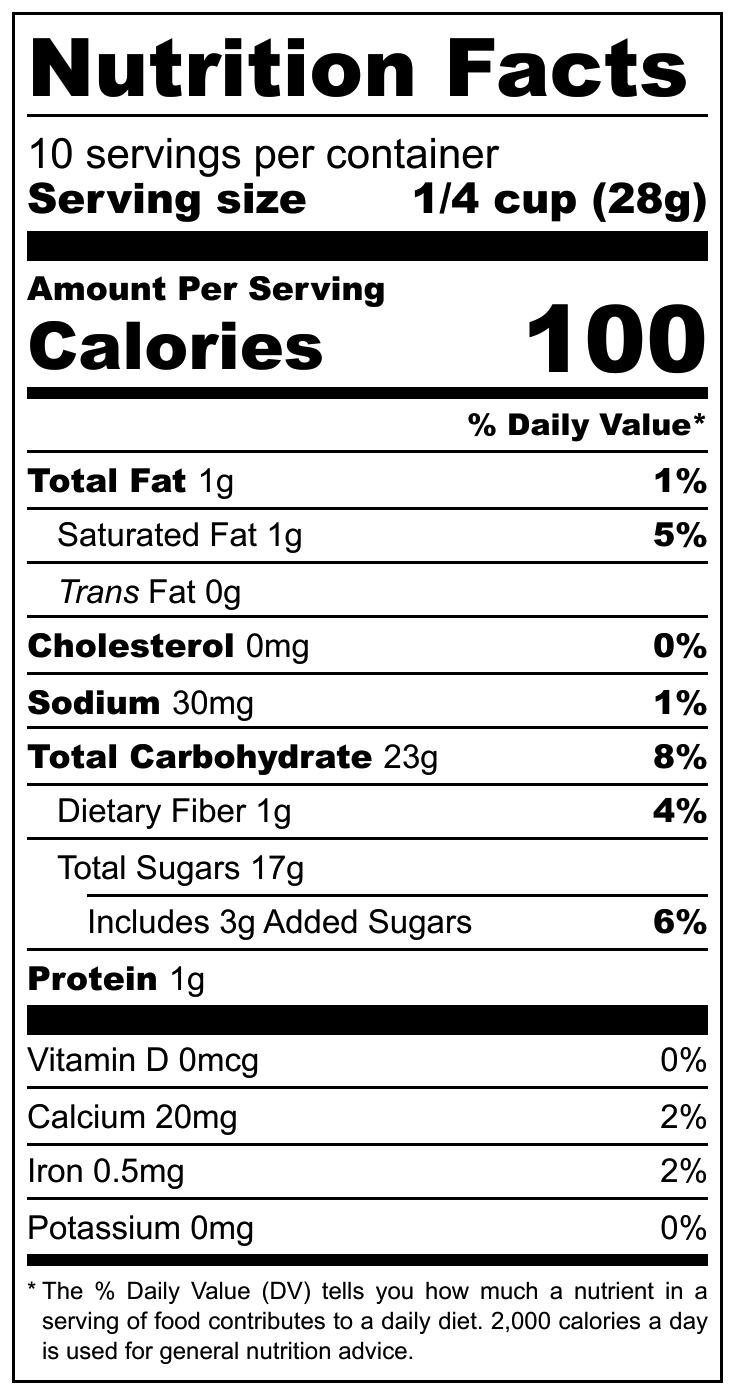 Tropicana Fruit Mix, Trail Mix - Country Life Natural Foods