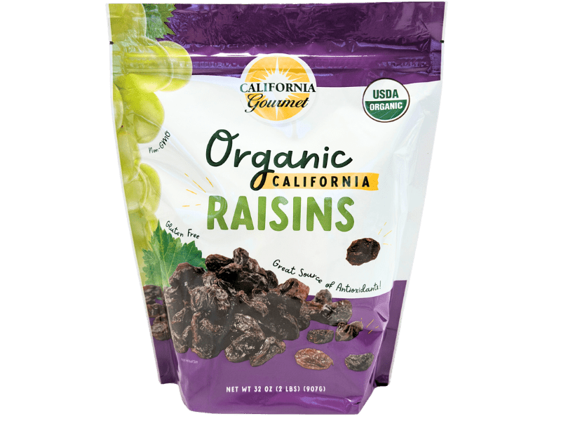 Raisins, Thompson, Organic - Country Life Natural Foods