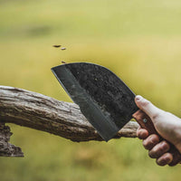 
                  
                    Rustic Hand Forged Serbian Cleaver - Country Life Natural Foods
                  
                