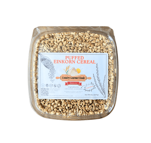 Puffed Einkorn Cereals, Cereals & Granolas - Country Life Natural Foods