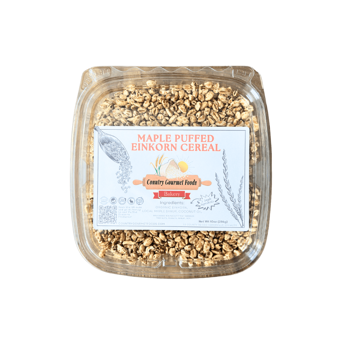 Puffed Einkorn Cereals - Country Life Natural Foods