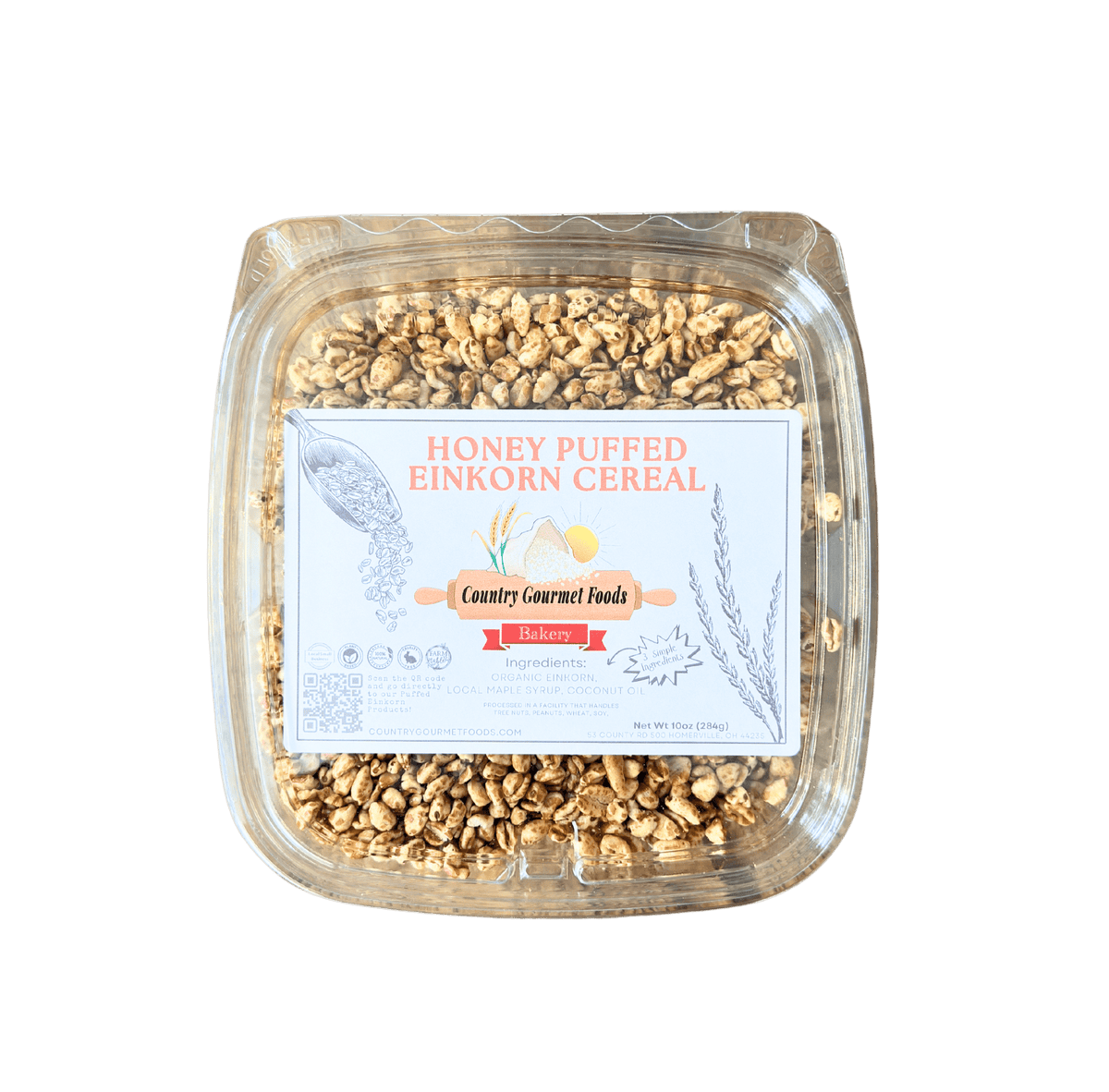 Puffed Einkorn Cereals - Country Life Natural Foods