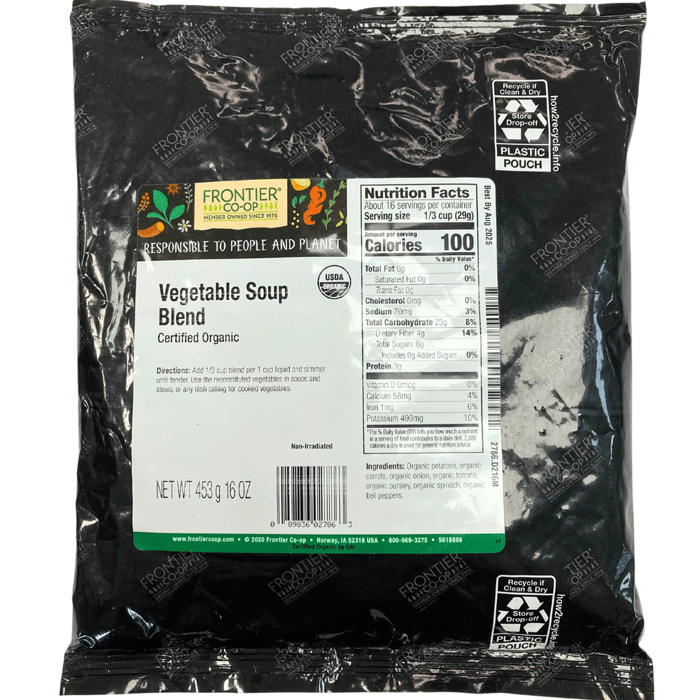 Vegetable Blend For Soup, Organic - Country Life Natural Foods