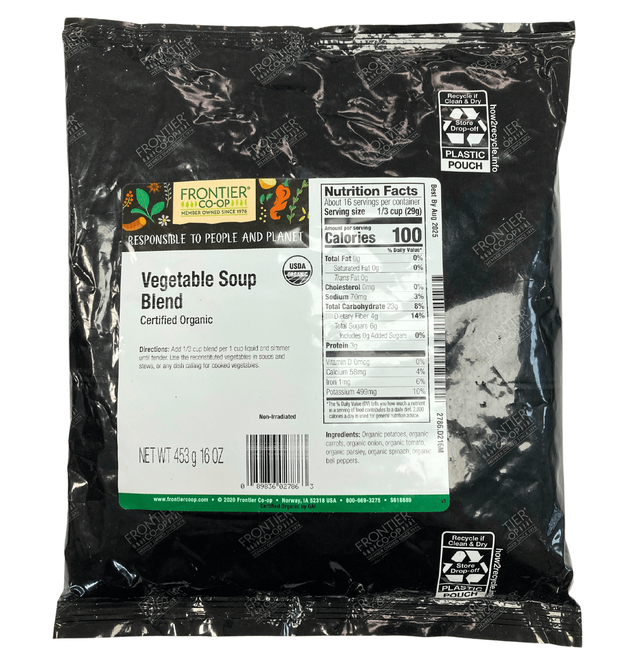 Vegetable Blend For Soup, Organic - Country Life Natural Foods