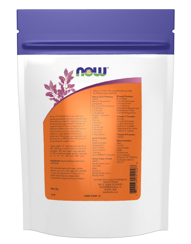 
                  
                    Veg Capsules Single "O" - Country Life Natural Foods
                  
                