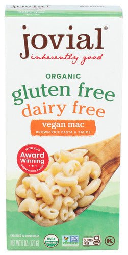 Mac, Vegan, Gluten - Free, Organic, Jovial - Country Life Natural Foods