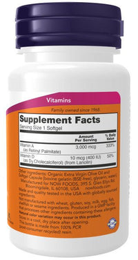 
                  
                    Vitamin A & D 10,000/400 IU - Country Life Natural Foods
                  
                