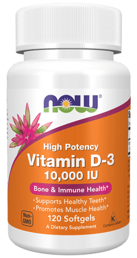 Vitamin D - 3 10,000 IU High Potency - Country Life Natural Foods