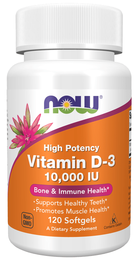 Vitamin D - 3 10,000 IU High Potency - Country Life Natural Foods