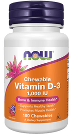 Vitamin D-3 1,000 IU, Chewable, Vitamins & Supplements - Country Life Natural Foods