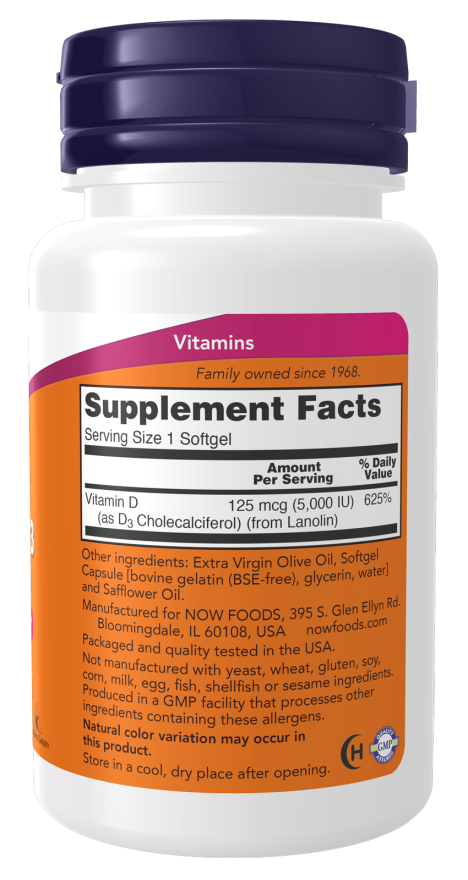 
                  
                    Vitamin D-3 5,000 IU High Potency
                  
                