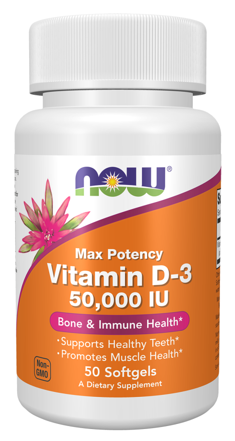 Vitamin D-3 50,000 IU Max Potency