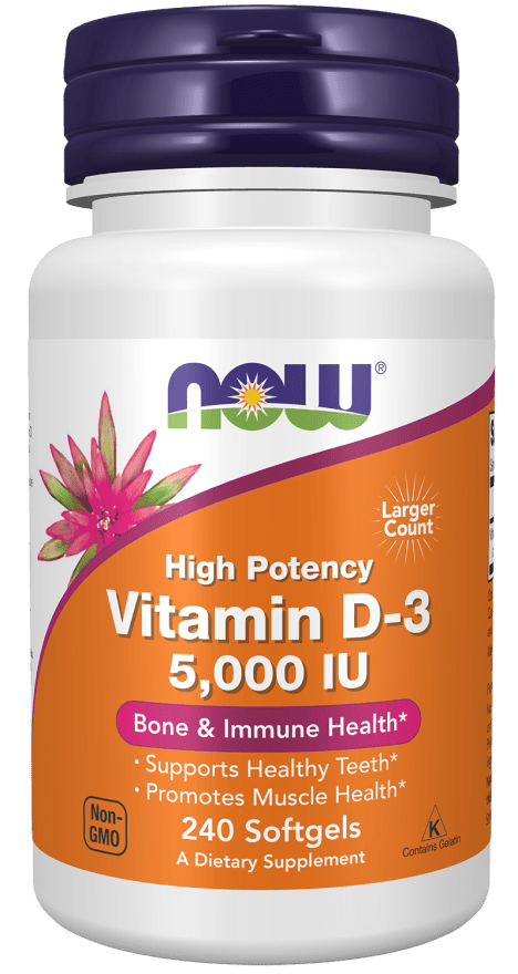 Vitamin D - 3 5,000 IU High Potency - Country Life Natural Foods