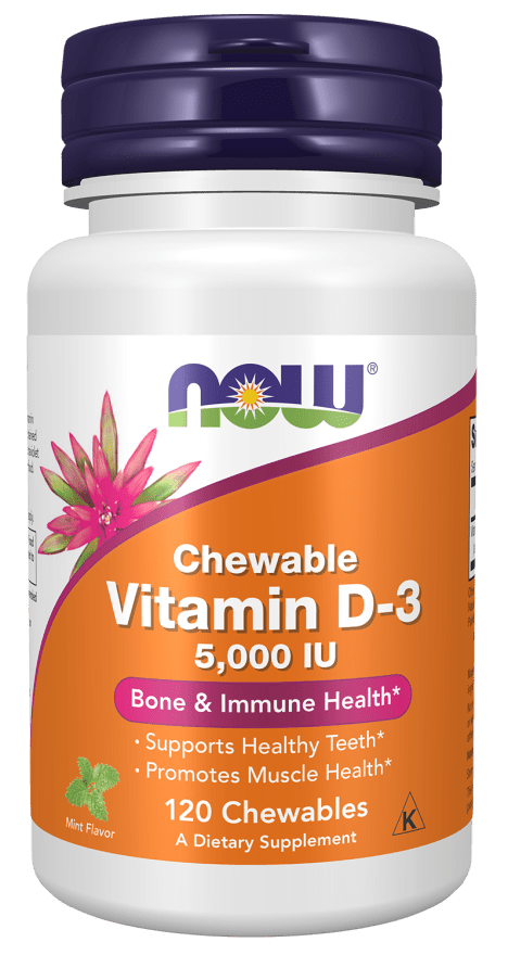 Vitamin D-3 Chewable 5,000 IU, Vitamins & Supplements - Country Life Natural Foods