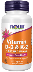 Vitamin D-3 & K-2 Capsules, Vitamins & Supplements - Country Life Natural Foods