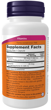 
                  
                    Vitamin D - 3 & K - 2 Capsules - Country Life Natural Foods
                  
                