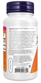 Vitamin D-3 & K-2 Capsules, Vitamins & Supplements - Country Life Natural Foods