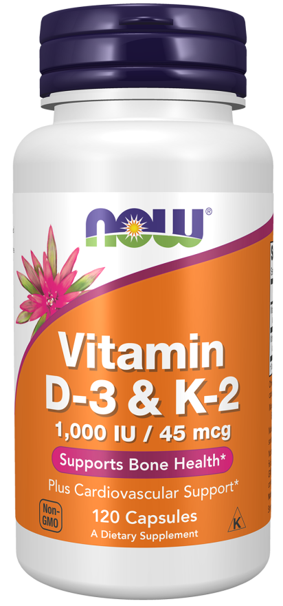 Vitamin D-3 & K-2 Capsules