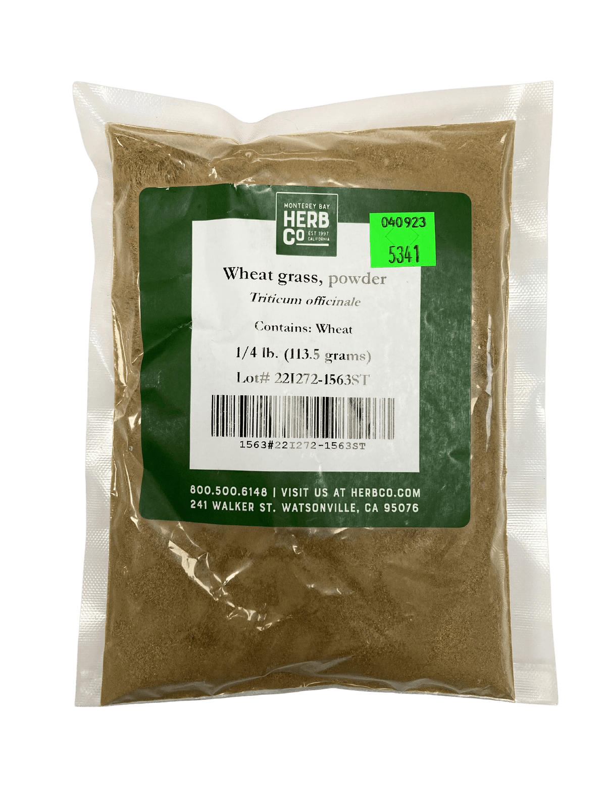Wheatgrass Powder, Herbs - Country Life Natural Foods