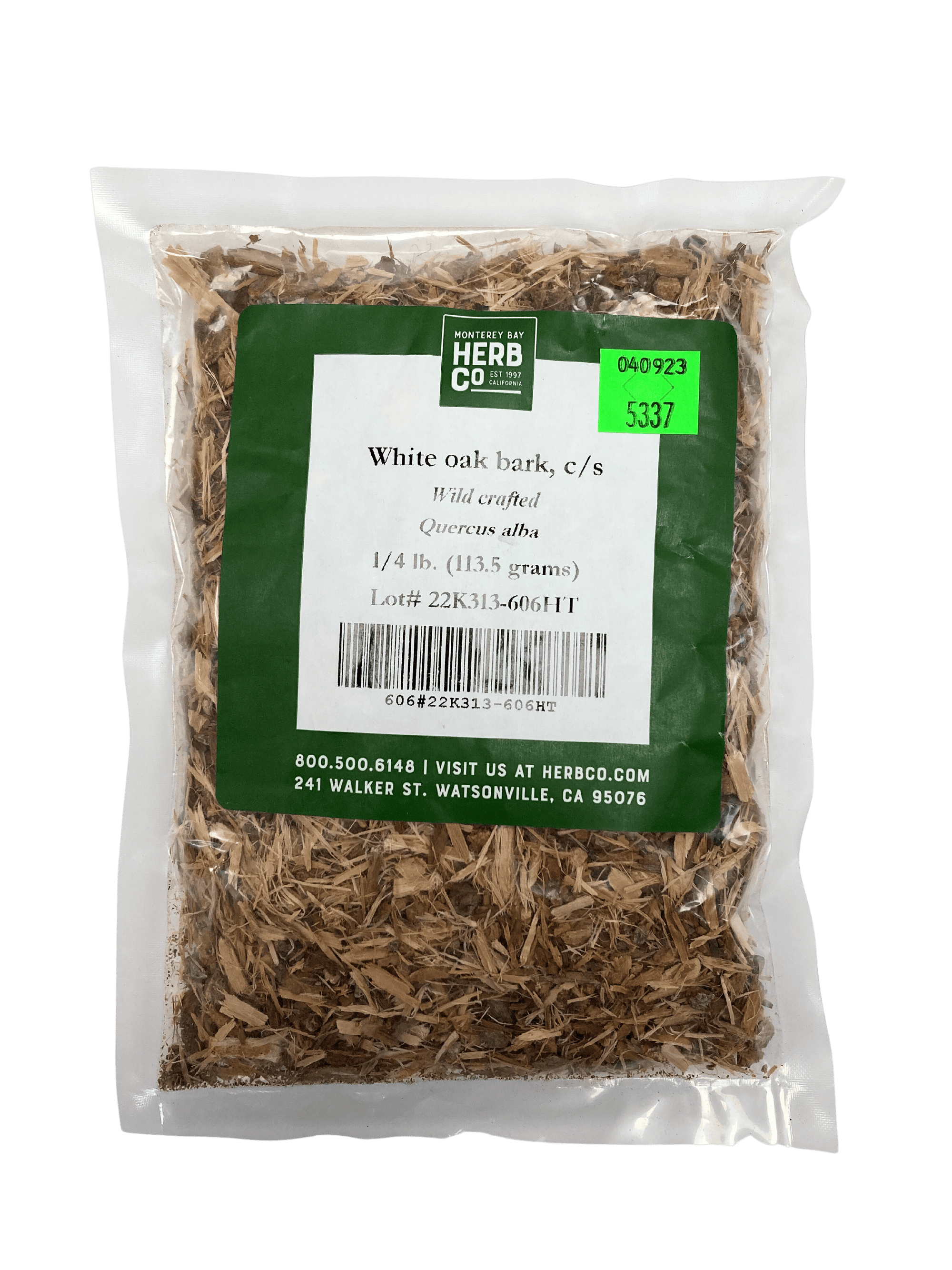 White Oak Bark, Cut, Sifted - Country Life Natural Foods