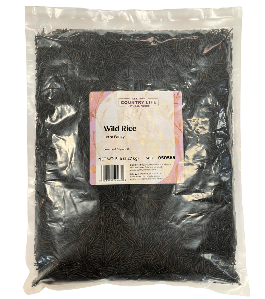 
                  
                    Wild Rice, Extra Fancy - Country Life Natural Foods
                  
                