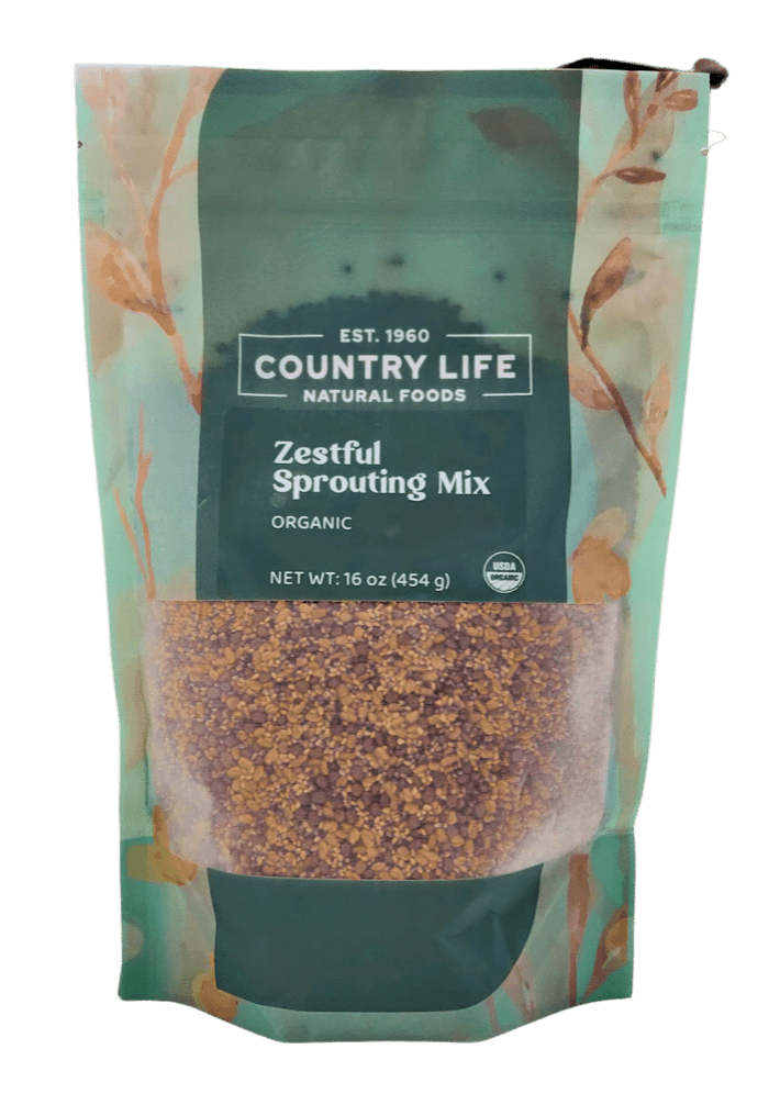 Zestful Sprouting Mix, Organic - Country Life Natural Foods