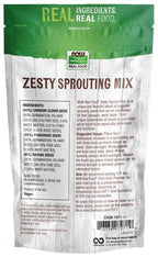 Zesty Sprouting Mix, NOW, Seeds - Country Life Natural Foods