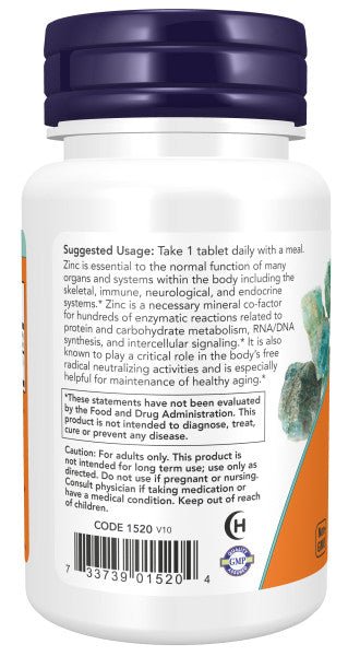 Zinc 50mg, Vitamins & Supplements - Country Life Natural Foods
