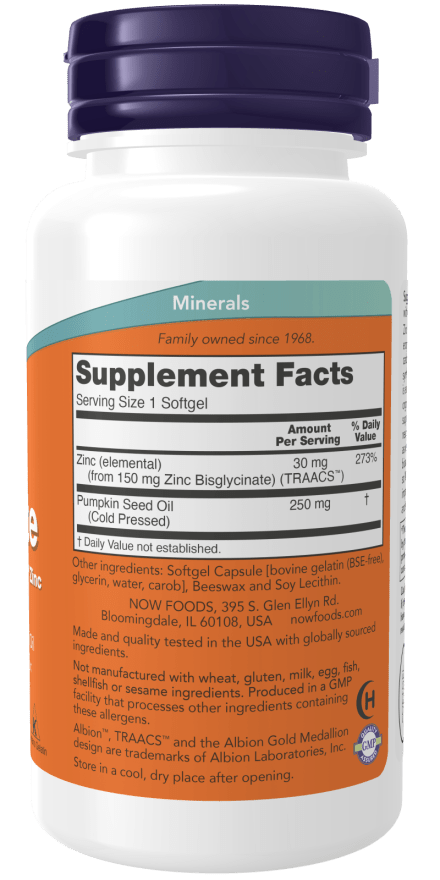 Zinc Glycinate - Country Life Natural Foods