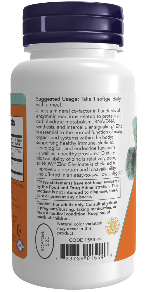 
                  
                    Zinc Glycinate - Country Life Natural Foods
                  
                