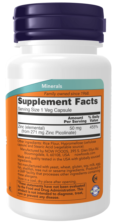 
                  
                    Zinc Picolinate 50mg - Country Life Natural Foods
                  
                