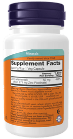 Zinc Picolinate 50mg, Vitamins & Supplements - Country Life Natural Foods