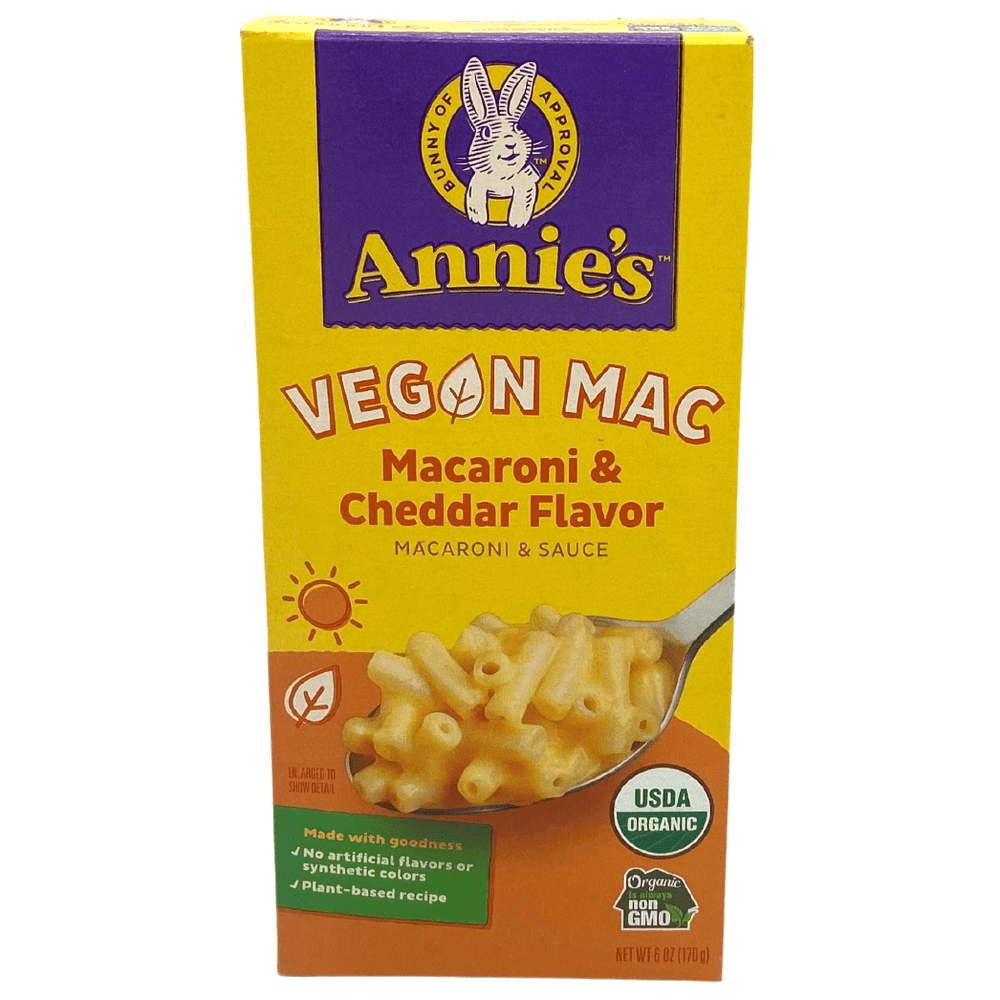 Mac, Cheddar Flavor, Vegan, Organic, Annie's - Country Life Natural Foods