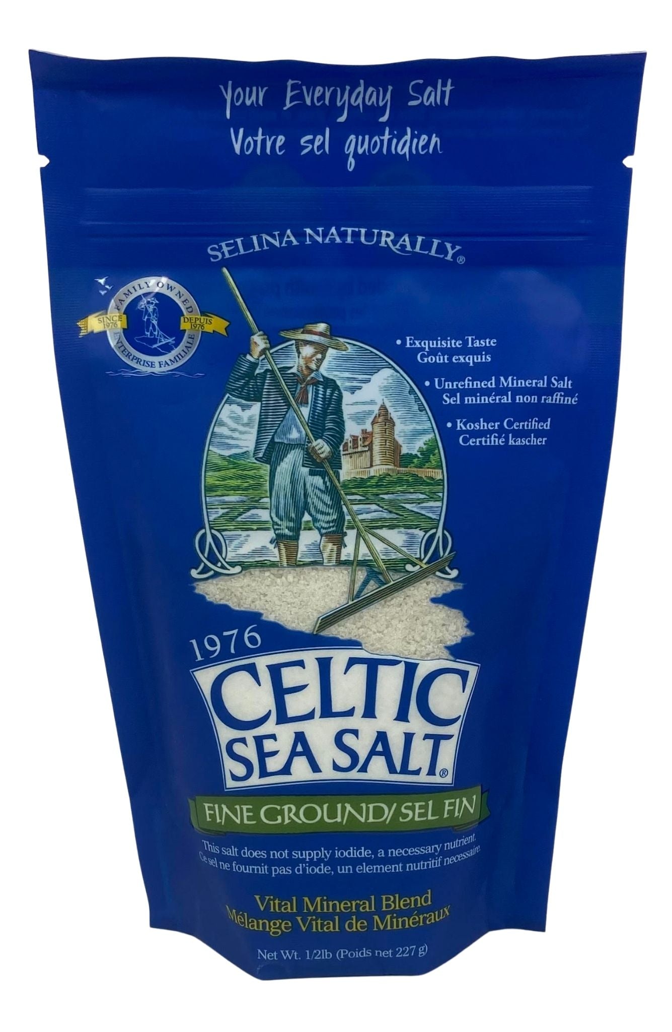 Celtic Sea Salt, Fine, Selina - Country Life Natural Foods