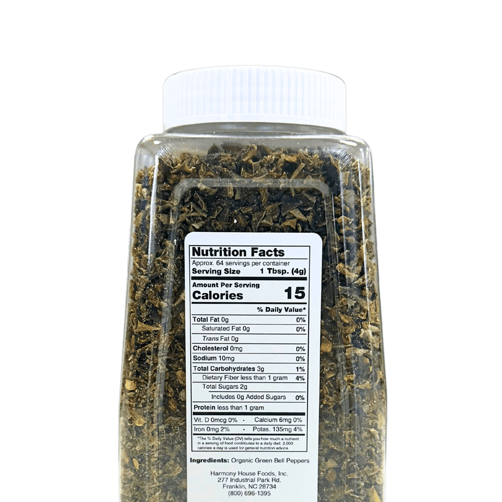 
                  
                    Bell Pepper, Green, Dried, Organic - Country Life Natural Foods
                  
                