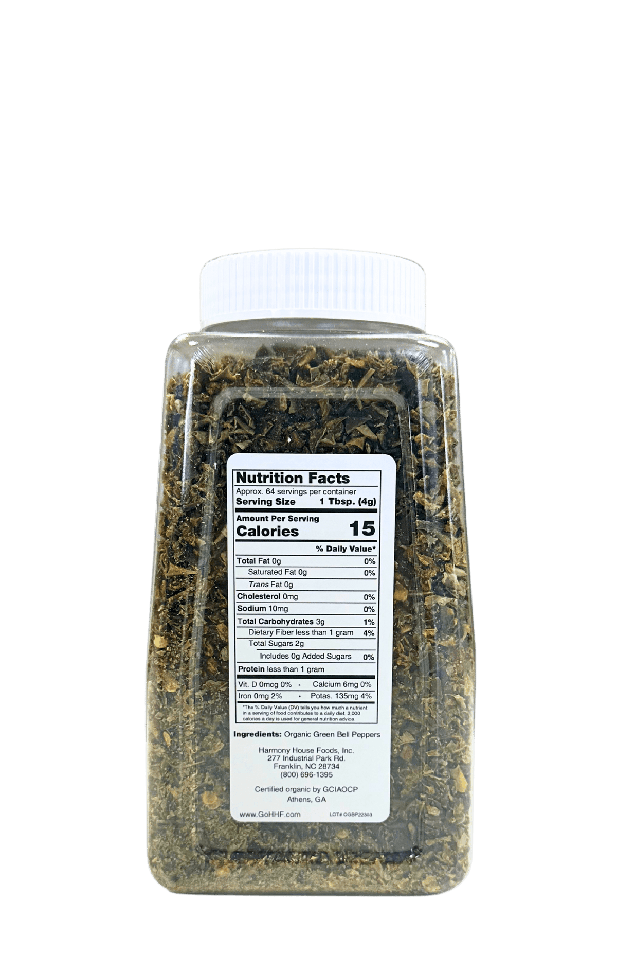 Bell Pepper, Green, Dried, Organic, Herbs Spices & Seasonings - Country Life Natural Foods