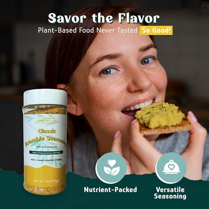 Tofu Scramble Seasoning, Classic - Country Life Natural Foods
