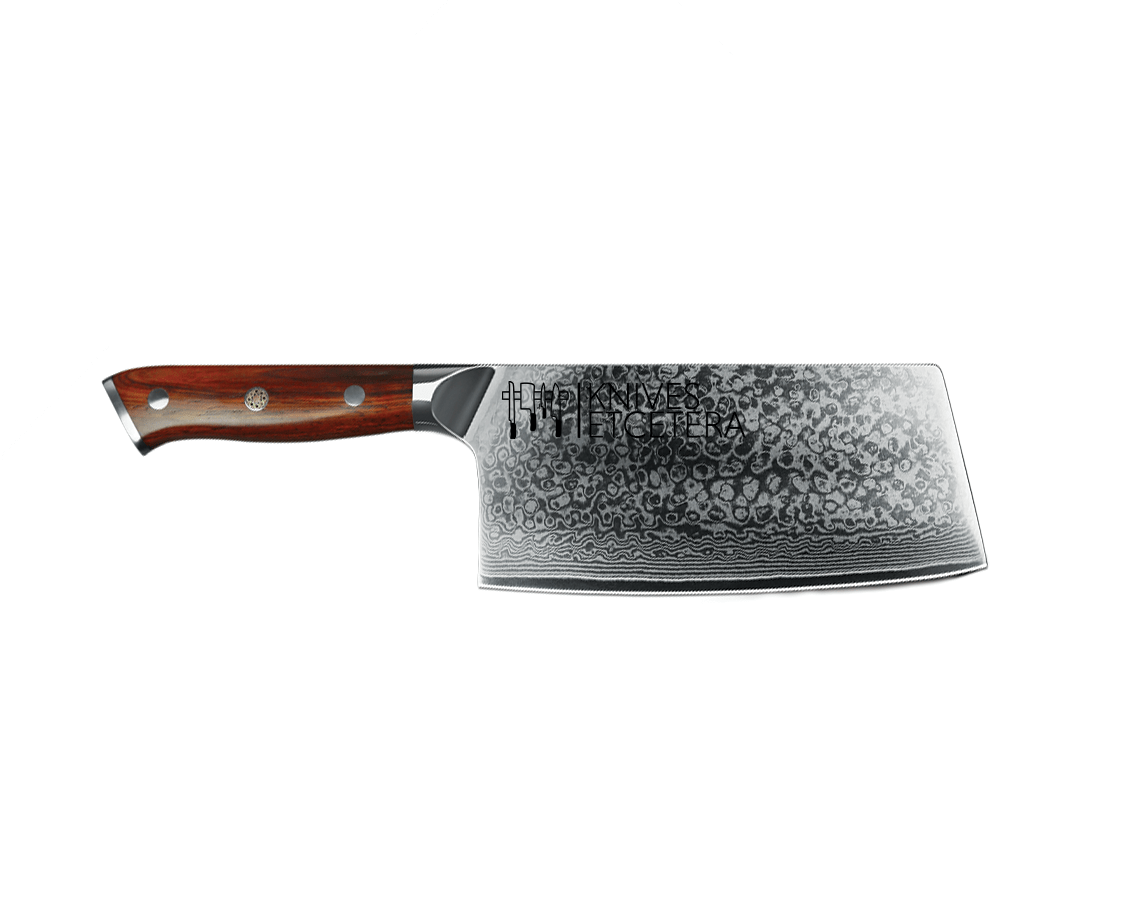 7" Damascus Cleaver Knife, Kitchen Knives - Country Life Natural Foods