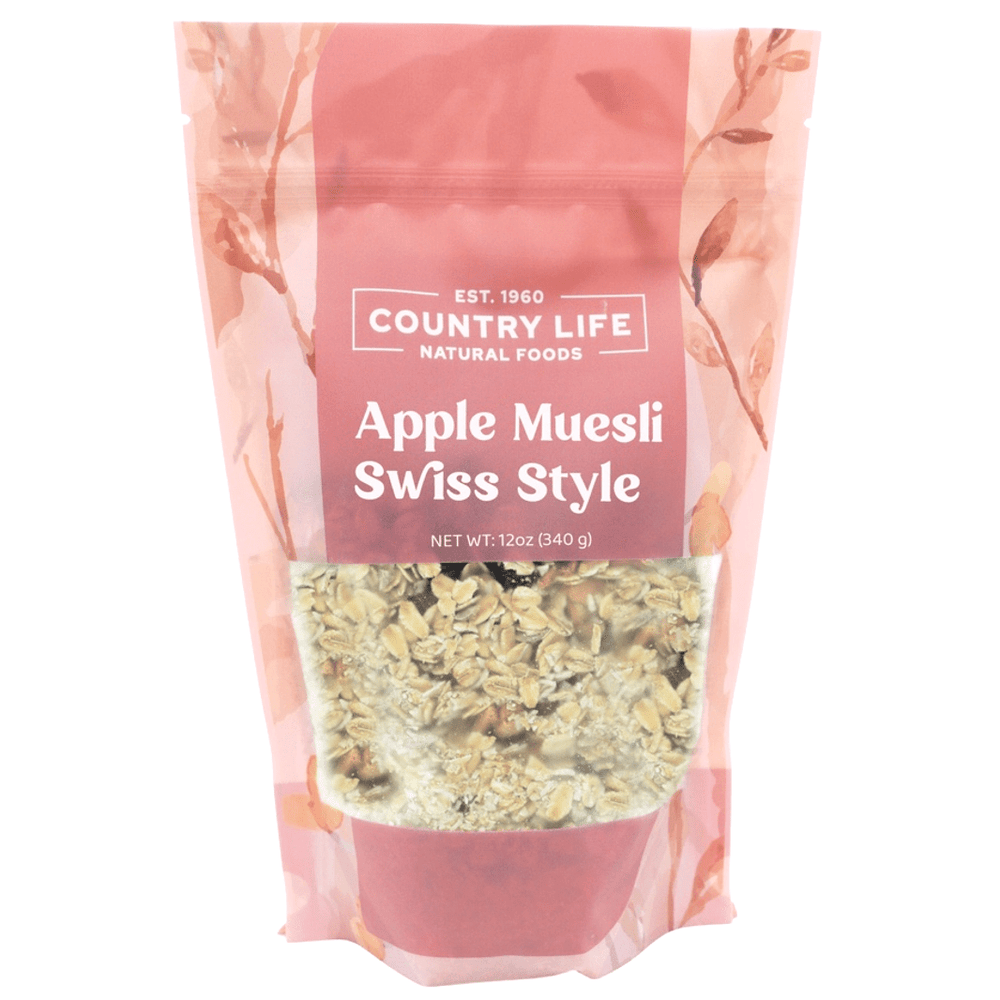 Apple Natural Muesli, Swiss Style Country Life Natural Foods