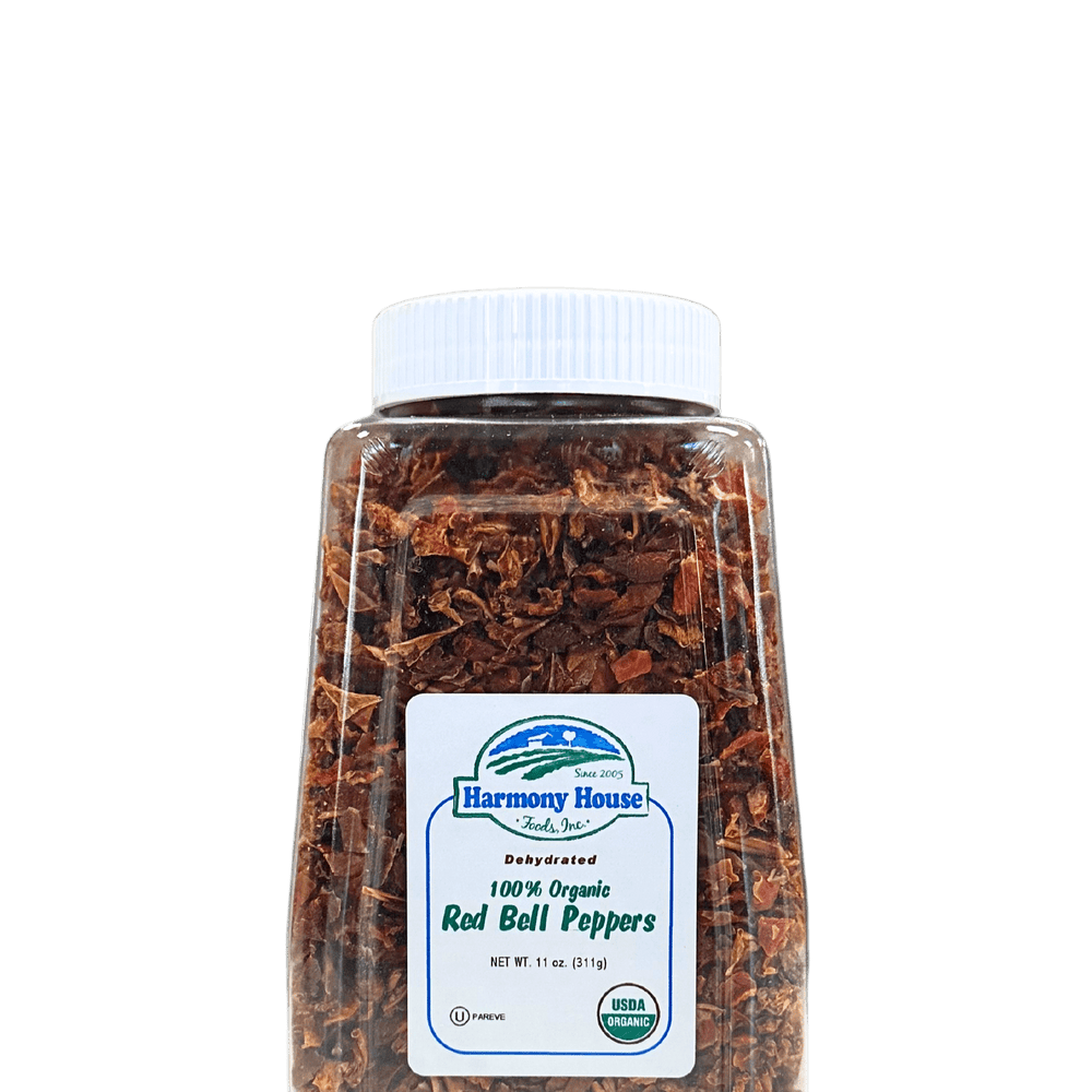Bell Pepper, Red, Dried, Organic - Country Life Natural Foods