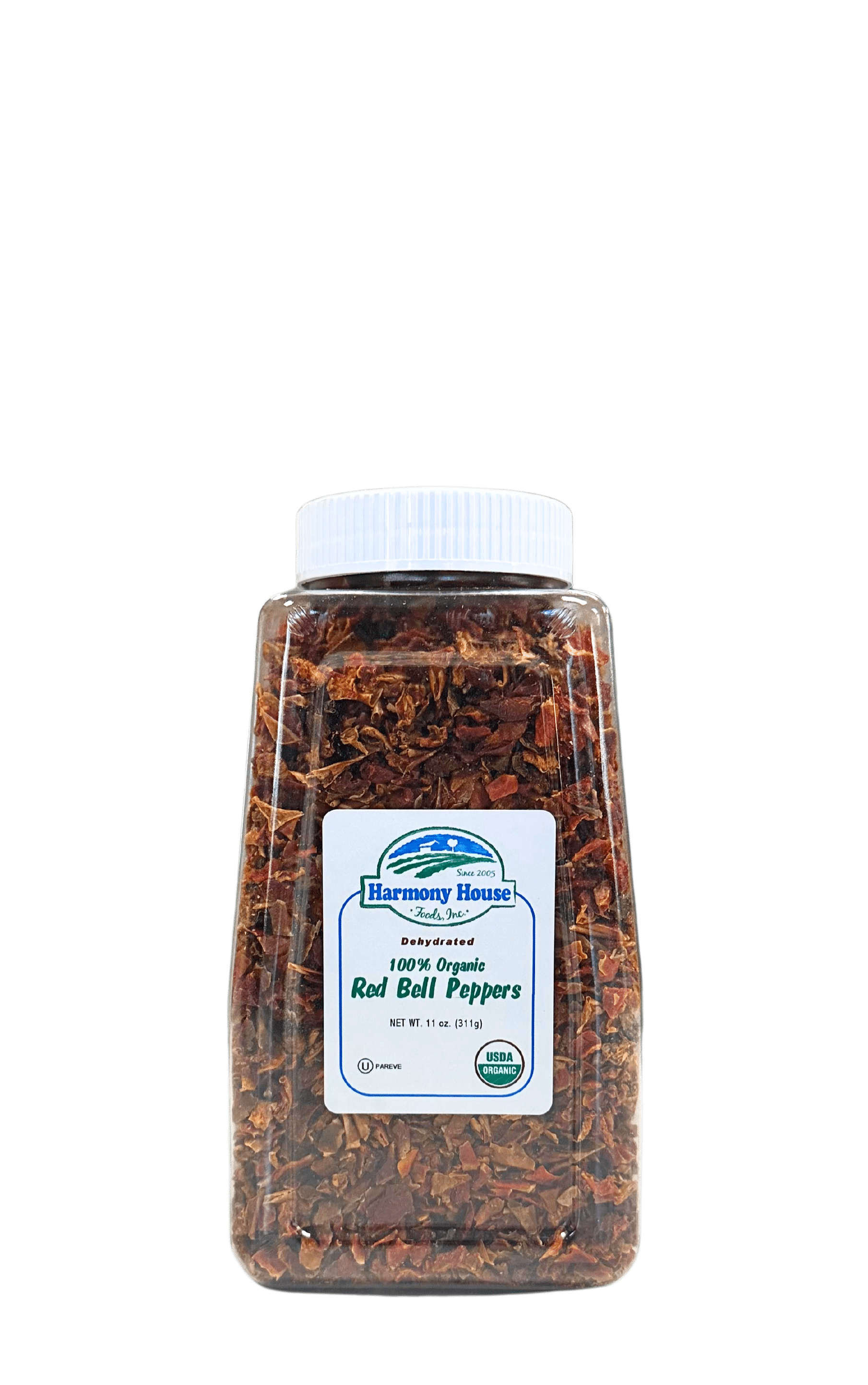 Bell Pepper, Red, Dried, Organic - Country Life Natural Foods