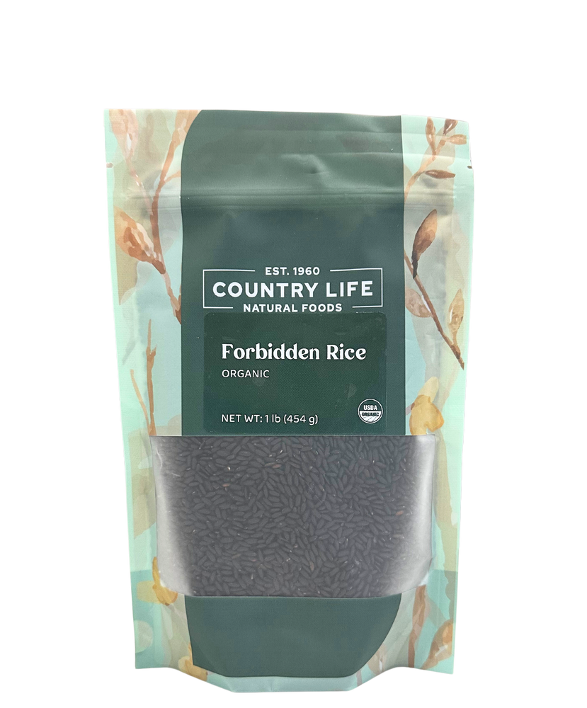 Black Rice, Organic, Forbidden - Country Life Natural Foods