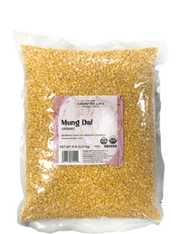 
                  
                    Mung Dal Beans, Yellow, Organic, Split Peeled - Country Life Natural Foods
                  
                