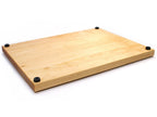 1.25” Thick Extra Large Butcher Block Cutting Board With Rubber Feet, Thick Cutting Board, Wood Chopping Board, American Made Maple Hardwood, - Country Life Natural Foods